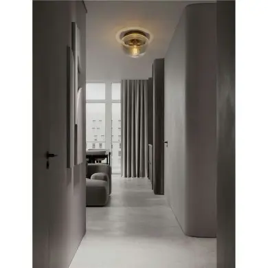Plafonnier EBONY 12W E27 Noir D24,5 NL_9236502 9236502 Plafonnier EBONY 12W E27 Noir D24,5 NOVA LUCE 9236502