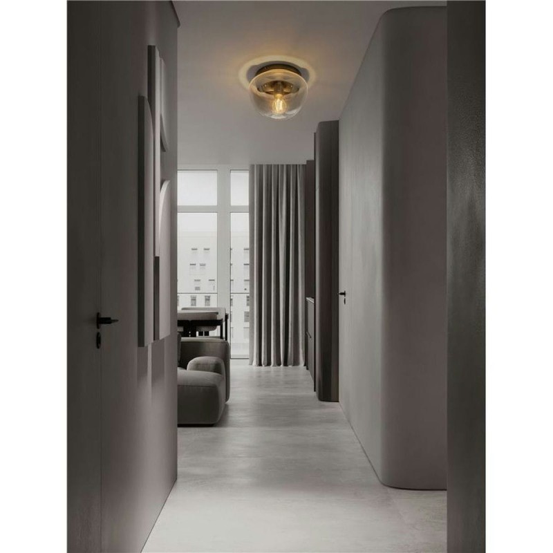Plafonnier EBONY 12W E27 Noir D24,5  9236502