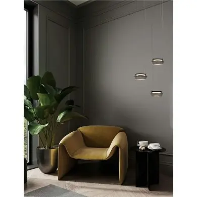 Suspension JAILYN 8W LED Noir NOVA LUCE 9236101