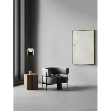 Suspension DIONE 5W LED Noir, gris fumé D14 NOVA LUCE 9695271