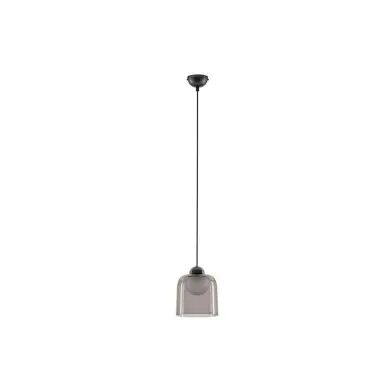 Suspension DIONE 5W LED Noir, gris fumé D14 NOVA LUCE 9695271