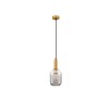 Suspension MAHO 12W E27 Or, fumé  9236313