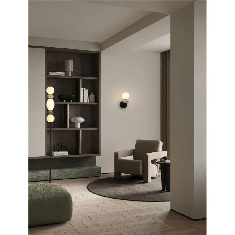Lampadaire PALLINA 16W LED Gris sombre, gris clair, opale NL_9009309 9009309 Lampadaire PALLINA 16W LED Gris sombre, gris clair, opale 9009309