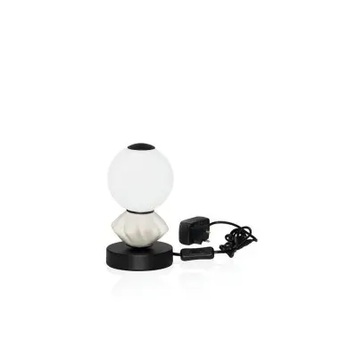 Lampe PALLINA 6W LED Gris clair, opale NOVA LUCE 9009307