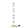 Lampadaire PALO 33W LED Marron foncé, bleu gris  9009208