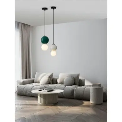 Suspension NOESIS 4W LED Gris clair NOVA LUCE 9009198