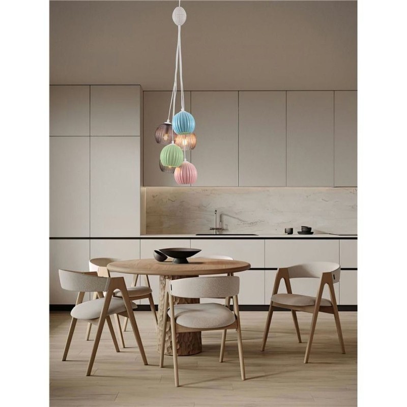 Suspension MELINE 6x5W E14 multicolor NL_9009163 9009163 Suspension MELINE 6x5W E14 multicolor 9009163