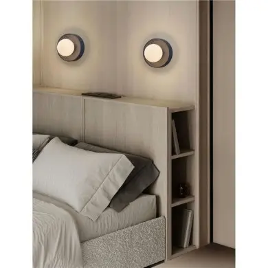 Applique Salle de bain ORBIQUE 5W G9 Gris, bleu D16 NOVA LUCE 9009213