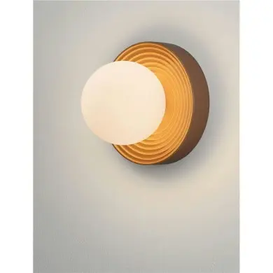 Applique Salle de bain ORBIQUE 5W G9 Caramel, opale D22 NOVA LUCE 9009212