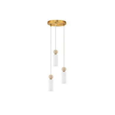 Suspension FILOMENA 3x5W G9 Pierre, opale  9019785