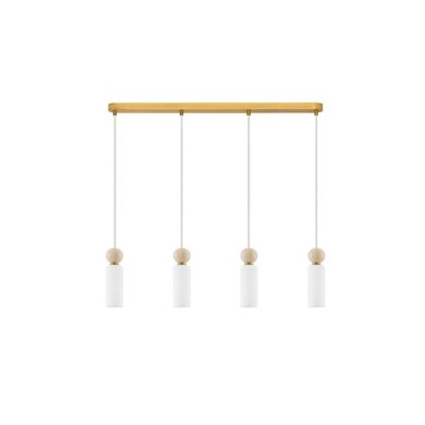 Suspension FILOMENA 4x5W G9 Pierre, opale  9019786