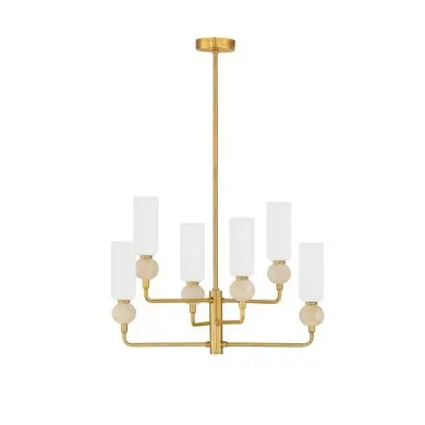 Suspension FILOMENA 6x5W G9 Pierre, opale NOVA LUCE 9019787