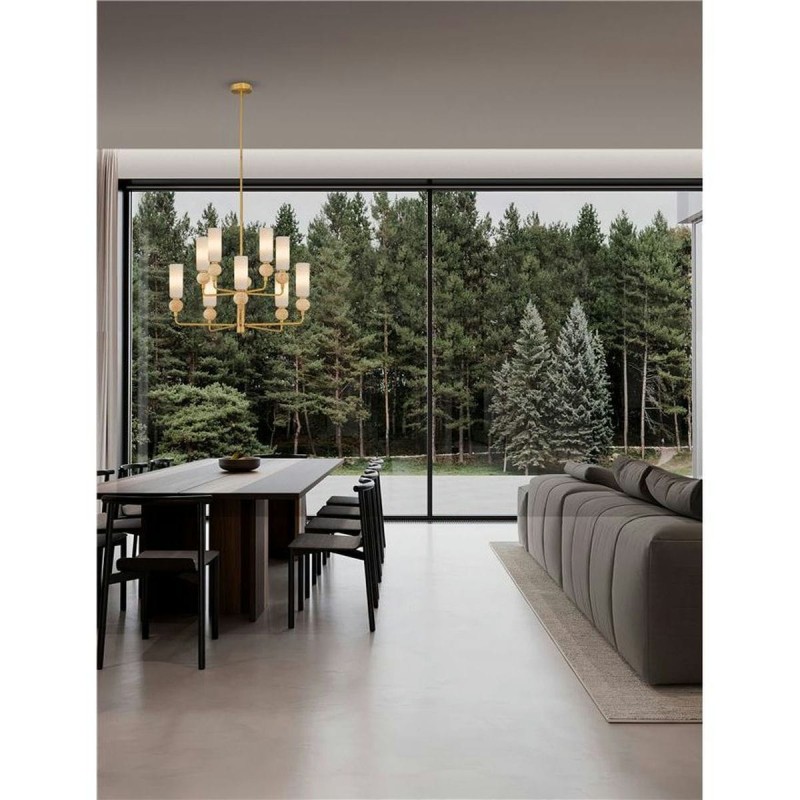 Suspension FILOMENA 10x5W G9 Pierre, opale NL_9019788 9019788 Suspension FILOMENA 10x5W G9 Pierre, opale 9019788