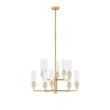 Suspension FILOMENA 10x5W G9 Pierre, opale  9019788