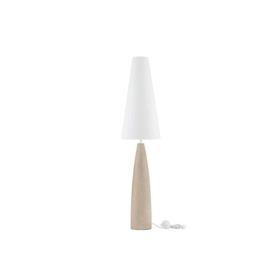 Lampadaire MIZU 12W E27 Crème, blanc  9919103