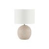 Lampe NAGOMI 12W E27 Céramique beige vieilli  9001068