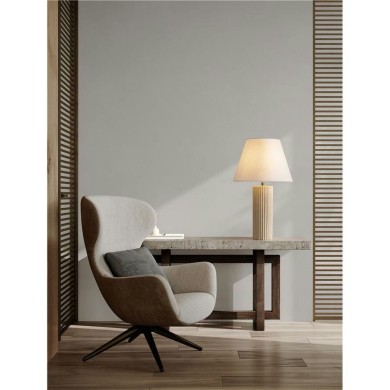 Lampe BACCO 12W E27 Céramique beige vieilli  9001062