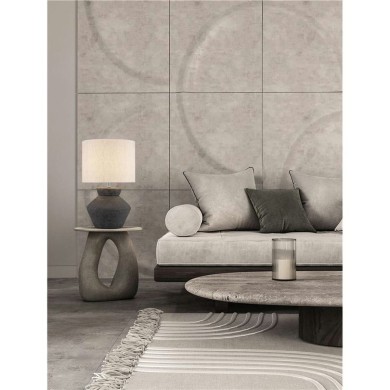 Lampe PLUMAGE 12W E27 Céramique anthracite  9001069