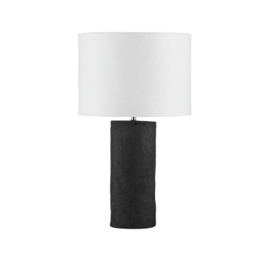 Lampe NORR 12W E27 Noir, abat-jour en tissu  9001064