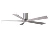 Ventilateur de Plafond Irene-5H 152cm Nickel Bois vieilli ATLAS FAN IR5H-BN-BW-60