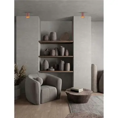 Plafonnier AKU 10W GU10 Rouge NOVA LUCE 9919112