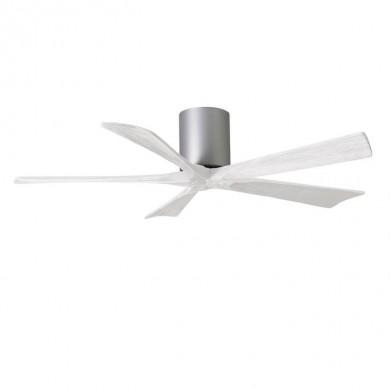 Ventilateur de Plafond Irene-5H 132cm Nickel Blanc ATLAS FAN IR5H-BN-MWH-52