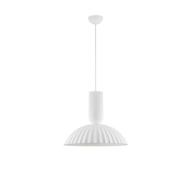 Suspension AMMOS 12W E27 Blanc Longue  9919113