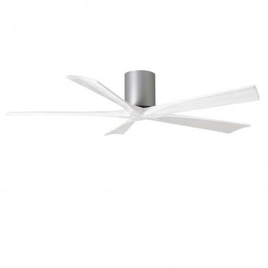 Ventilateur de Plafond Irene-5H 152cm Nickel Blanc ATLAS FAN IR5H-BN-MWH-60