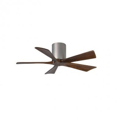 Ventilateur de Plafond Irene-5H 106cm Nickel Noyer ATLAS FAN IR5H-BN-WA-42