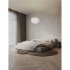 Suspension BORA 12W E27 Blanc D55  9586617