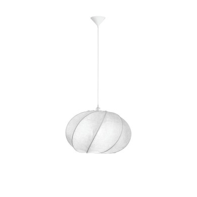 Suspension BORA 12W E27 Blanc D55  9586617