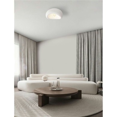 Plafonnier AERE 12W E27 Blanc L40  9002663