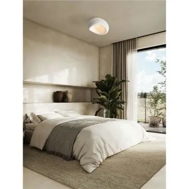 Plafonnier AERE 12W E27 Blanc L50 NOVA LUCE 9002664