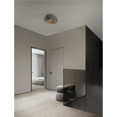 Plafonnier AERE 12W E27 Gris L40  9002677