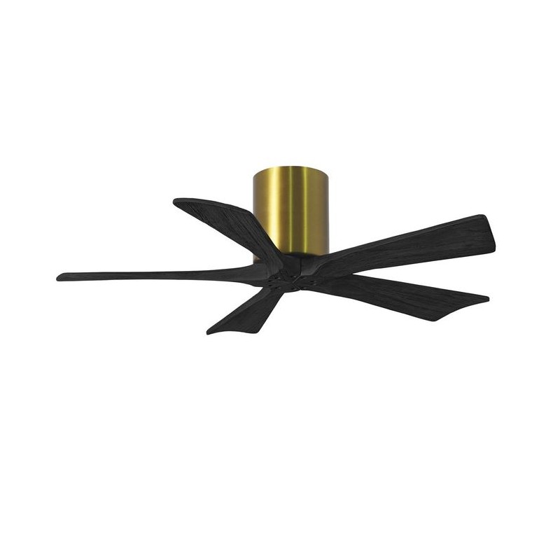 Ventilateur de Plafond Irene-5H 106cm Laiton Noir MAT_IR5H-BRBR-BK-42 IR5H-BRBR-BK-42 Ventilateur de Plafond Irene-5H 106cm Laiton Noir ATLAS FAN IR5H-BRBR-BK-42
