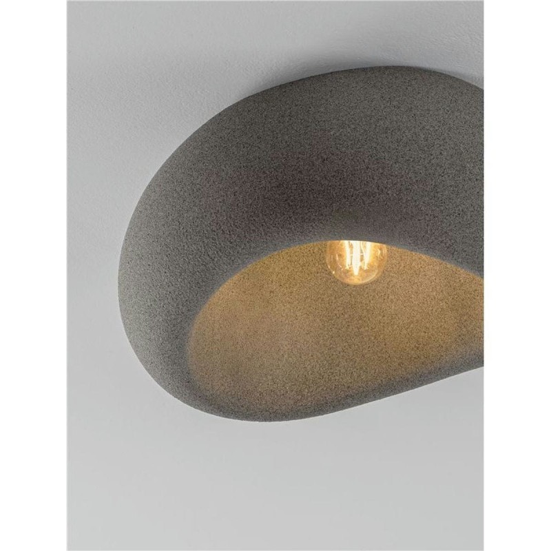Plafonnier AERE 12W E27 Gris L50  9002679