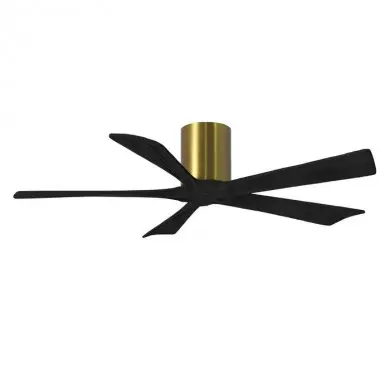 Ventilateur de Plafond Irene-5H 132cm Laiton Noir MAT_IR5H-BRBR-BK-52 IR5H-BRBR-BK-52 Ventilateur de Plafond Irene-5H 132cm Laiton Noir ATLAS FAN IR5H-BRBR-BK-52