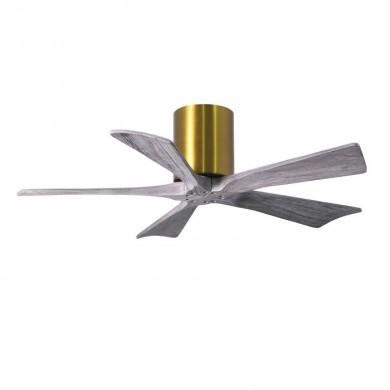 Ventilateur de Plafond Irene-5H 106cm Laiton Bois vieilli ATLAS FAN IR5H-BRBR-BW-42