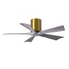 Ventilateur de Plafond Irene-5H 106cm Laiton Bois vieilli ATLAS FAN IR5H-BRBR-BW-42