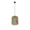 Suspension DENA 12W E27 Naturel, vert H255  9586602