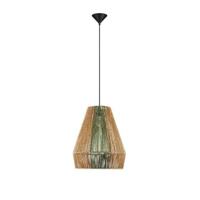 Suspension DENA 12W E27 Naturel, vert H260 NL_9586603 9586603 Suspension DENA 12W E27 Naturel, vert H260 9586603