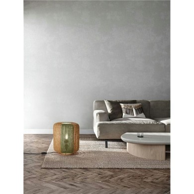Lampe DENA 12W E27 Naturel, vert  9586612