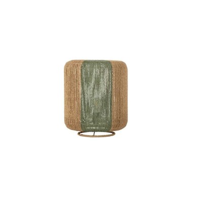 Lampe DENA 12W E27 Naturel, vert  9586612