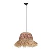 Suspension SORELLO 12W E27 Naturel, rouge  9586613