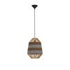 Suspension COPOS 12W E27 Naturel, bleu, noir  9586609