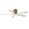 Ventilateur de Plafond Irene-5H 132cm Laiton Blanc ATLAS FAN IR5H-BRBR-MWH-52