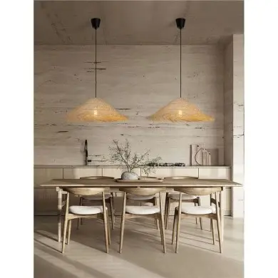 Suspension ALUA 12W E27 Naturel NOVA LUCE 9586532