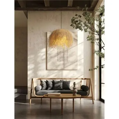 Suspension JAUNET 12W E27 Naturel NOVA LUCE 9586535