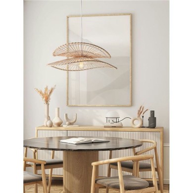 Suspension ARTIC 12W E27 Naturel  9586601