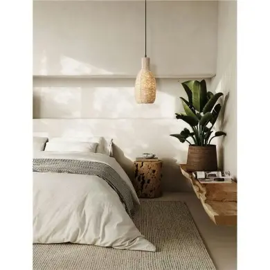 Suspension ONA 12W E27 Naturel NOVA LUCE 9586626